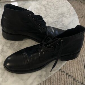 Thursday Boot Co Classic Black Leather Men's Everyday Shoes handmade Brazil 9.5